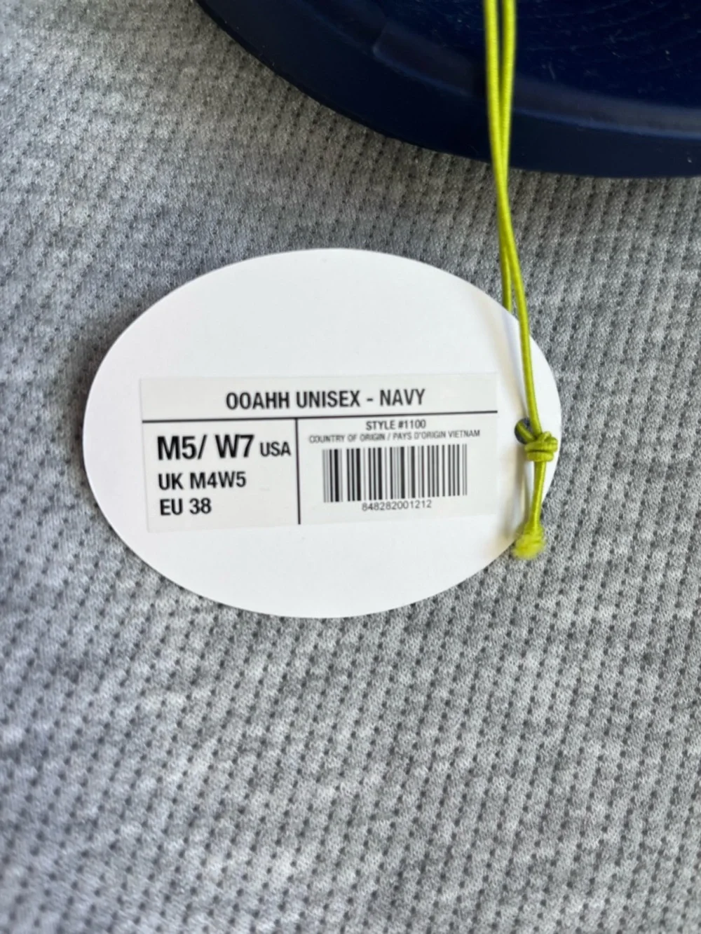 OOFOS Navy Blue Slide Sandals - women’s 7 - Picture 3 of 3